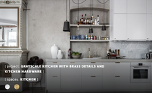 Cargar imagen en el visor de la galería, FURNITURE KNOB / PLATE / LINEAR / BURNT STEEL