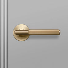 Cargar imagen en el visor de la galería, FIXED DOOR HANDLE / SINGLE-SIDED / LINEAR / BRASS