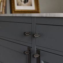 Cargar imagen en el visor de la galería, FURNITURE KNOB / CROSS / SMOKED BRONZE