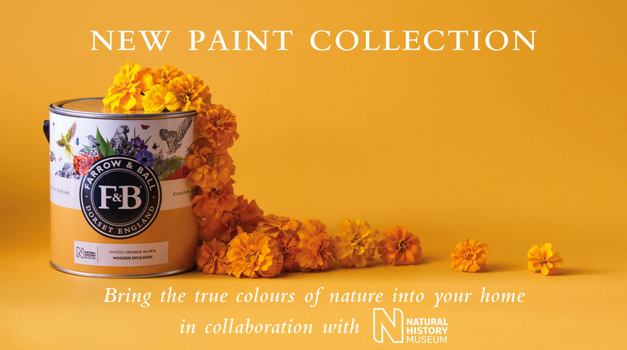 Farrow & Ball NEW COLLECTION in collaboration with the NATURAL HISTORY MUSEUM
